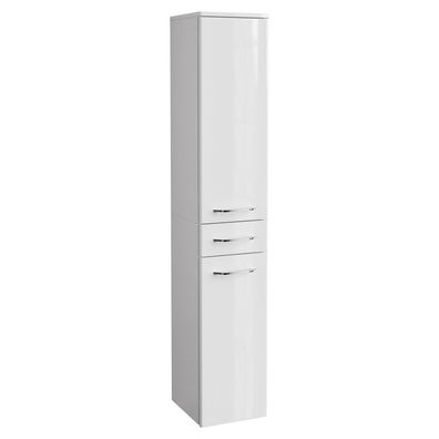 Fackelmann 84253 Hochschrank hängend 30 cm weiß Hochglanz