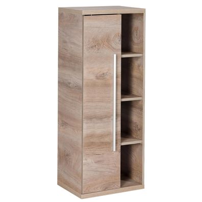 Fackelmann 80037 Badschrank 40 cm Eiche Natur Midischrank Schrank links Stanford