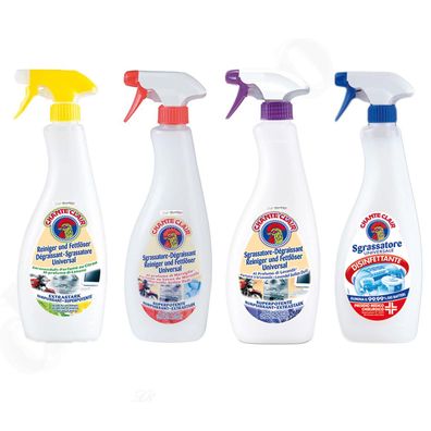 Chante Clair Sgrassatore 4x 750ml Marsiglia + Lavendel + Limone + Disinfettante