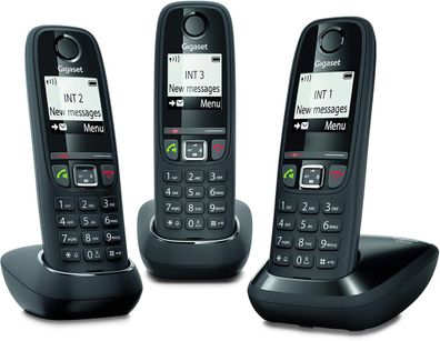 Gigaset AS470 Trio DECT-Telefon Anrufer-Identifikation FR