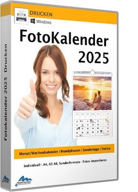 Fotokalender 2025 - Sudokus - Rätsel - Tischkalender - Download Version