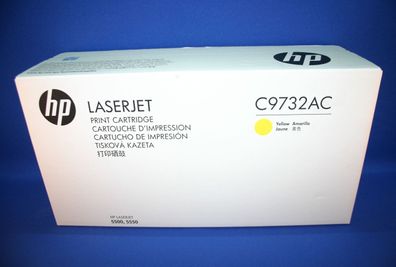 HP C9732AC LaserJet 5500 Toner Yellow (entspricht C9732A ) -B