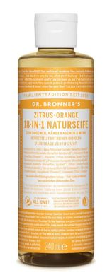 Dr Bronners 18 IN 1 Naturseife Zitrus Orange 240 ml