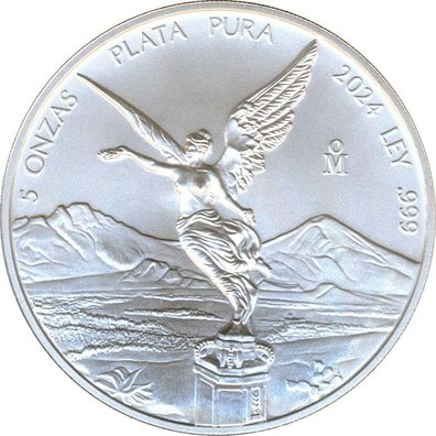 Mexico 2024 - Libertad 5 Oz Silber