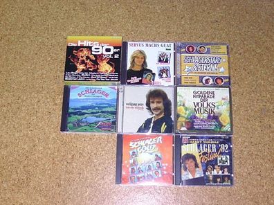 11x Schlager Volksmusik CD CDS 90er JAHRE Wolfgang PETRY