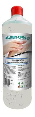 Allrein-Ofra - Handysept Aqua | Handdesinfektionsmittel auf Wasserbasis | 1 Liter Fla