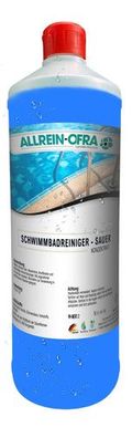 Schwimmbadreiniger | sauer | 1 Liter Flasche