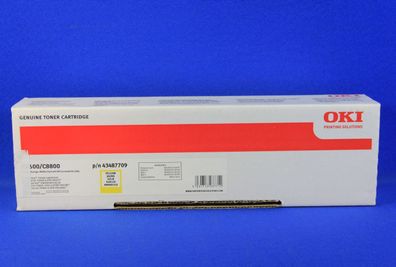 Oki 43487709 Toner Yellow -B