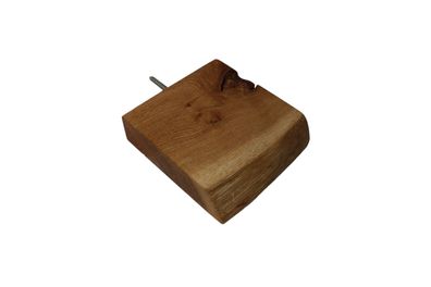 Mini-Regal aus massiver Eiche mit Naturkante/ Baumkante