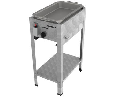 ChattenGlut Gastrobräter 1-flammig 4,5kW mit Pfanne