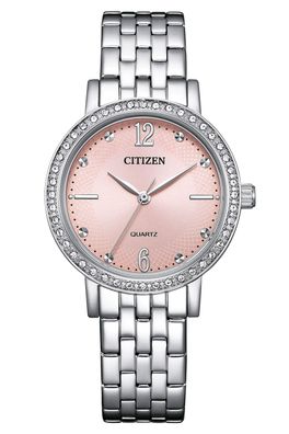 Citizen Damenuhr Quarz Stahl/Rosa EL3100-55W