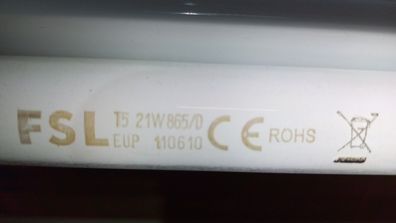 84 85 86 cm Lampe Röhre FSL T5 21 w 865/ D 21w/865 cool DayLight TagesLicht 6500 K