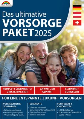 Das ultimative Vorsorge Paket 2025 - Vollmachten, Testamente- PC Download Version