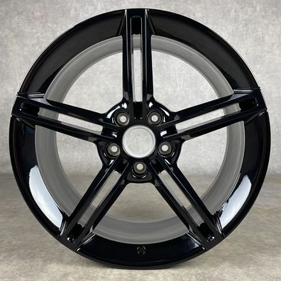 Porsche Taycan Felge 9,5Jx21" ET60 Original Mission E 9J1601025AA Schwarz