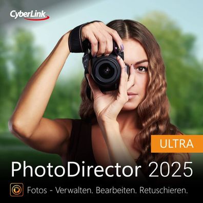 CyberLink Photo Director 2025 Ultra- Bildbearbeitung - PC Download Version