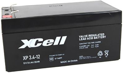 XCell Bleiakku XP3,4-12 12V 3,4Ah Pb