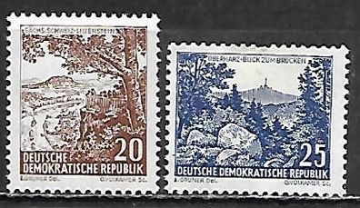 DDR postfrisch Michel-Nummer 815-816