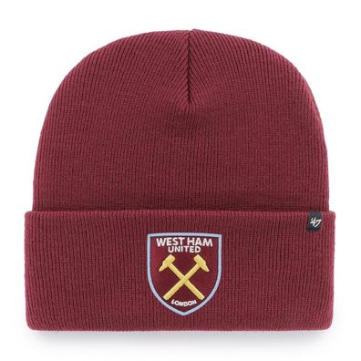 47 Brand Beanie EPL West Ham United FC Prize Fight '47 CUFF KNIT