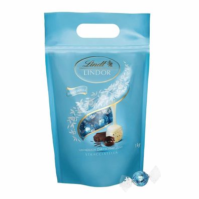 Lindt Lindor Kugeln Stracciatella, 1000g Beutel, 1er Pack