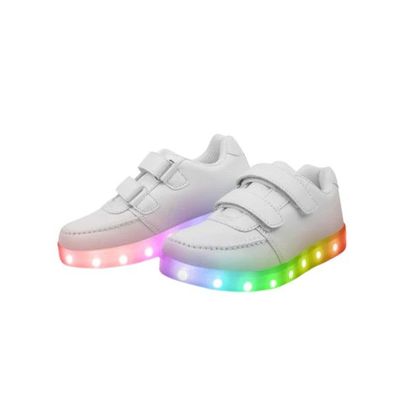 Disco Sneakers versch. Größen Schuhe mit LED USB Neu