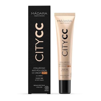 Mádara Madara City Cc Crema Cc Anti-Polucion Hyaluronic Spf15 Tan 40ml