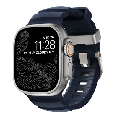 Nomad Rocky Point Band Armband für Apple Watch 42/44/45mm - Atlantic (Blau)