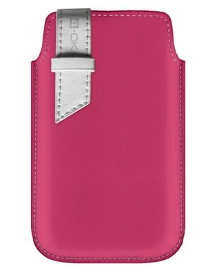 4-OK Handytasche Strip in Pink mit Weiss - TIP