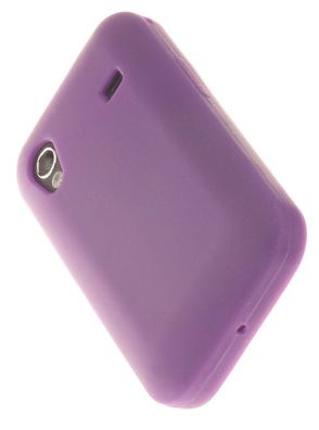 4-OK Silikon Tasche SiliColors für Samsung Galaxy Ace S5830 - Lila