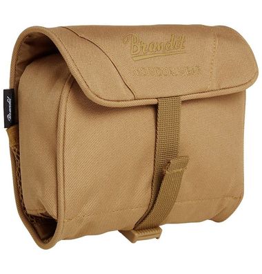 Brandit Tasche Toiletry Bag, medium in Camel