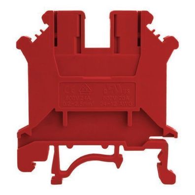 Reihenklemme 4mm2 Schraubklemme Rot VDE UL 7334