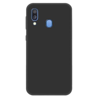 4-OK Slim Colors Schutz Hülle für Samsung Galaxy A40 - Schwarz