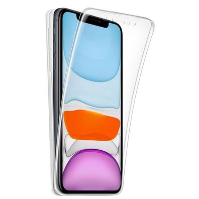 4-OK 360 Protek Case Schutz Hülle für Apple iPhone 11 - Transparent