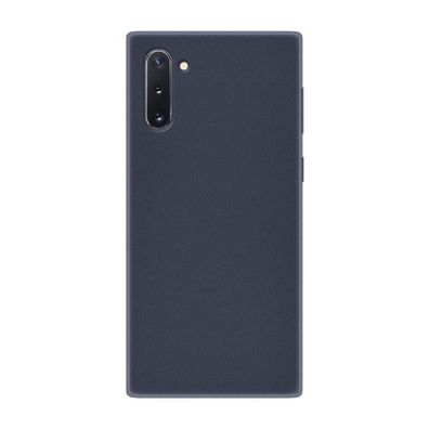 4-OK Silk Cover für Samsung Galaxy Note 10 mit Samt-Innenfutter - Night Blue (Blau)