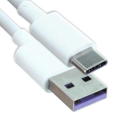 Huawei AP71/HL-1289 Original Schnell Ladekabel/Datenkabel USB Typ-C - Weiss