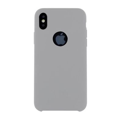 Cyoo Premium Liquid Silicon Hard Cover für Apple iPhone X - Weiss