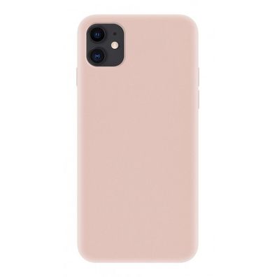 4-OK SILK Cover für Apple iPhone 12 mini mit Samtinnenfutter - Pink Sand