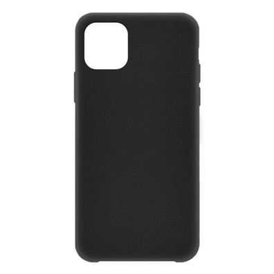 4-OK SILK Cover für iPhone 12 / 12 Pro mit Samtinnenfutter - Schwarz