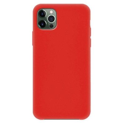 4-OK SILK Cover für Apple iPhone 12 / 12 Pro mit Samtinnenfutter - Rot