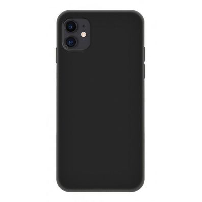 4-OK SILK Cover für Apple iPhone 12 mini mit Samtinnenfutter - Schwarz