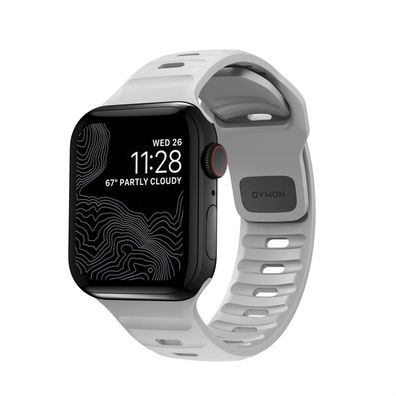 Nomad Sport Strap V2 Armband für Apple Watch 41/40mm/38mm - Lunar Gray (Grau)