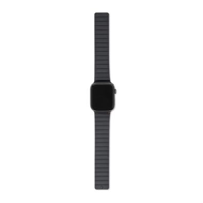 Decoded Silicon Magn. Tract. Strap LITE für Watch 38/40/41mm - Charcoal