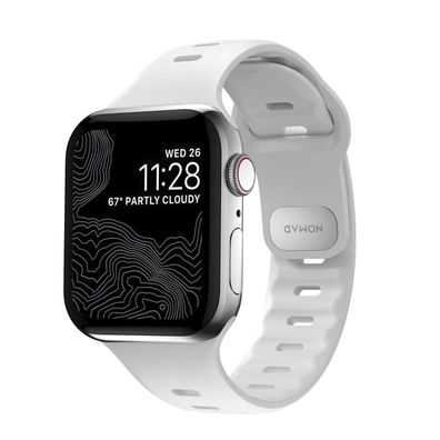 Nomad Sport Band Slim für Watch 42/44/45mm - Weiss