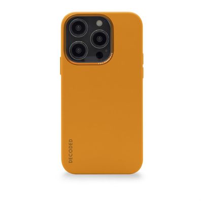 Decoded AntiMicrobial Silicone Backcover für iPhone 14 Pro - Apricot