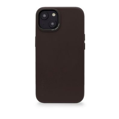 Decoded Leather Backcover für iPhone 14 - Chocolate Brown