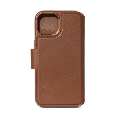 Decoded Leather Detachable Wallet für iPhone 15 Plus - Tan