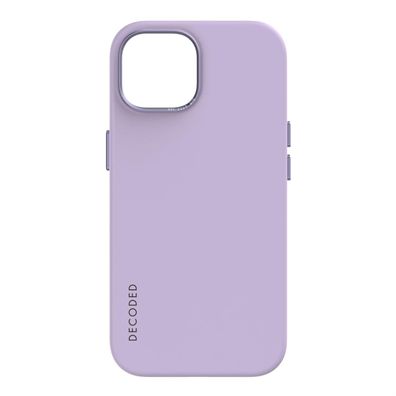 Decoded AntiMicrobial Silicone Backcover für iPhone 15 - Lavender