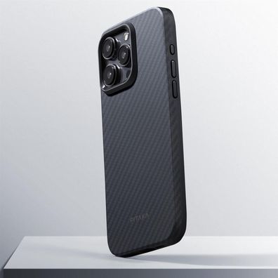 Pitaka MagEZ Case Pro 4 1500D für iPhone 15 Pro Max - Black/Grey Twill