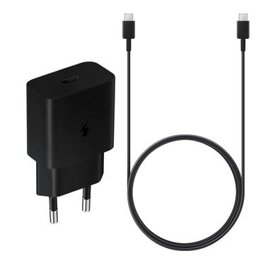 Samsung EP-T1510 Ladegerät 15W inkl. USB-C Kabel - Schwarz