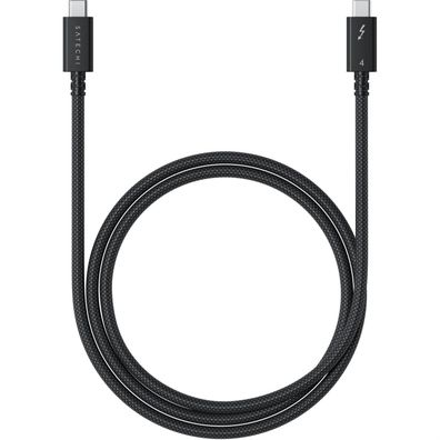 Satechi Thunderbolt 4 Pro Cable (USB-C) 1m - Silber/Schwarz