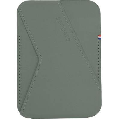 Decoded Silicone MagSafe Card Stand Sleeve - Sage Leaf